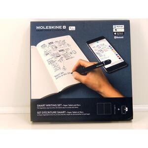 MOLESKINE Smart Writing Set Smartpen Notebook & Charger NEW Open Box